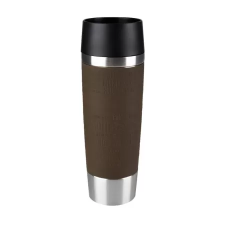 Travel Mug, Grande bicchiere termico 0,5 lt. Fascia silicone  - Emsa