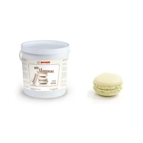 Preparato per macarons bianco 500 gr. - Pavoni