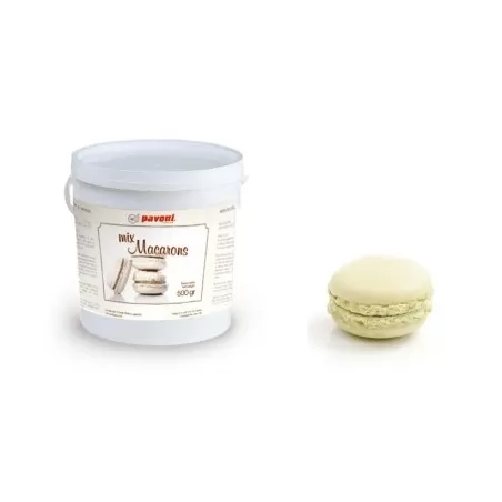 Preparato per macarons bianco 500 gr. - Pavoni