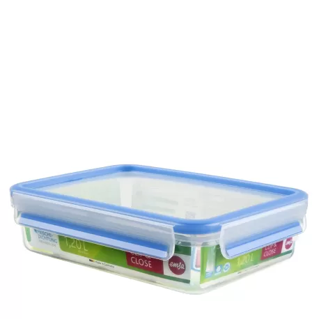 Clip & Close, Contenitore salvafreschezza rettangolare 1,20 lt. - Emsa