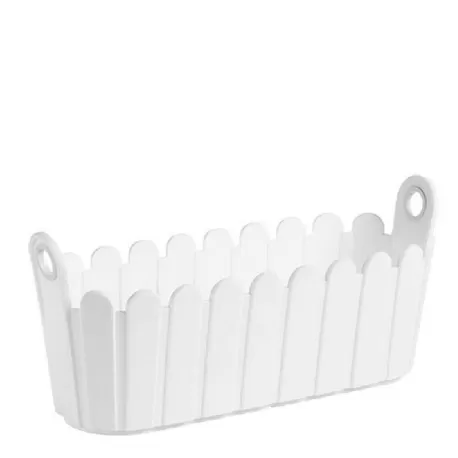 Landhaus, Jardiniere 40x16 cm. bianco - Emsa