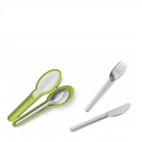 Clip & Go, Set posate con custodia - Emsa