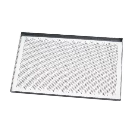 Teglia piana in alluminio microforato Cm. 80X60 - Pavoni