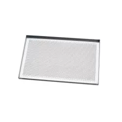 Teglia piana in alluminio microforato Cm. 40X30 - Pavoni