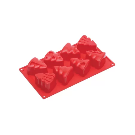 Stampo in silicone 6 porzioni Alberi - Pavoni