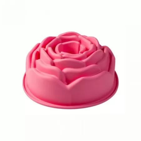 Tortiera rosa in silicone Ø Cm??. 21,5 - Pavoni