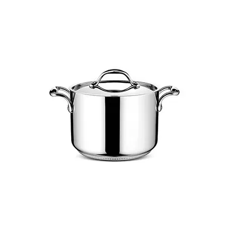 Pentola accademia con coperchio due manici cm. 20 - Lagostina