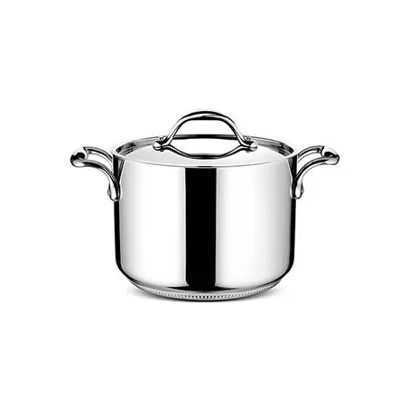 Pentola accademia lagofusion con coperchio due manici cm. 22 - Lagostina