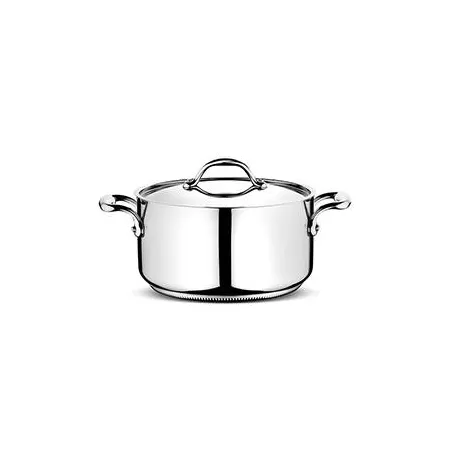 Fonda accademia lagofusion con coperchio due manici Ø Cm. 16 - Lagostina