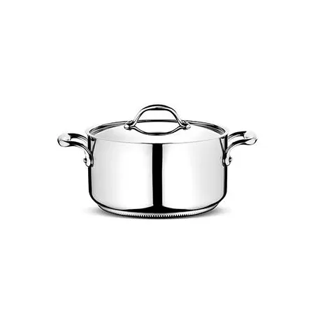 Fonda accademia lagofusion con coperchio due manici Ø Cm. 18 - Lagostina