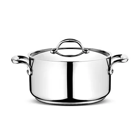 Fonda accademia con coperchio due manici Ø Cm. 26 - Lagostina