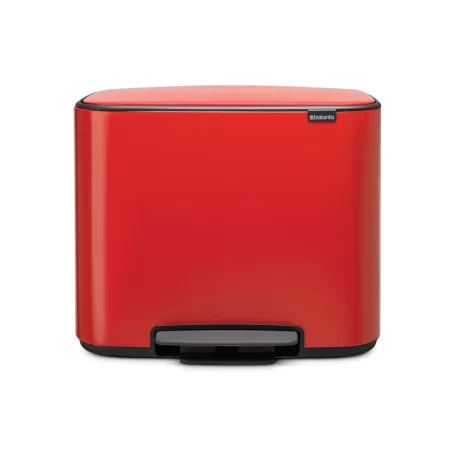 Bo Pedal Bin, 11 + 23L, Passion Red - Brabantia