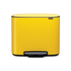 Bo Pedal Bin, 11 + 23L, Daisy Yellow - Brabantia