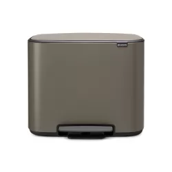 Bo Pedal Bin, 11 + 23L, Platinum - Brabantia