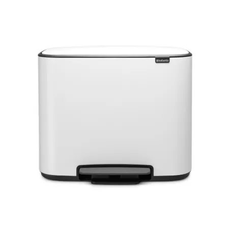 Bo Pedal Bin, 11 + 23L, Bianco - Brabantia