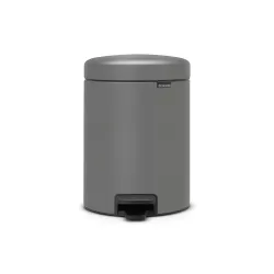 Pedal Bin newIcon 5L, Mineral Concrete Grey - Brabantia
