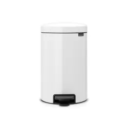Pedal Bin newIcon 12L - secchio in metallo, Bianco - Brabantia