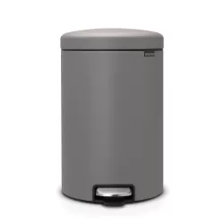 Pedal Bin newIcon 20L, Mineral Concrete Grey - Brabantia