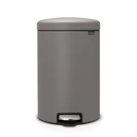 Pedal Bin newIcon 20L, Mineral Concrete Grey - Brabantia