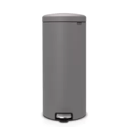 Pedal Bin newIcon 30L, Mineral Concrete Grey - Brabantia