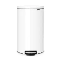 Pedal Bin FlatBack+ 30L, Bianco - Brabantia