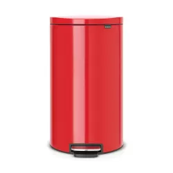 Pedal Bin FlatBack+ 30L, Passion Red - Brabantia