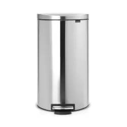 Pedal Bin FlatBack+ 30L anti-impronte, Inox Satinato FPP - Brabantia