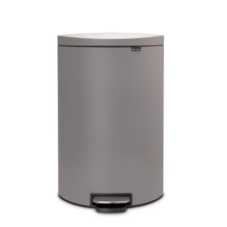 Pedal Bin FlatBack+ 40L, Mineral Concrete Grey - Brabantia