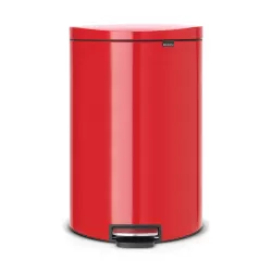 Pedal Bin FlatBack+ 40L, Passion Red - Brabantia