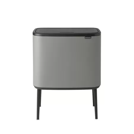Bo Touch Bin, 36L, Mineral Concrete Grey - Brabantia