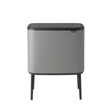 Bo Touch Bin, 11 + 23L, Mineral Concrete Grey - Brabantia