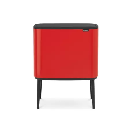Bo Touch Bin, 3 x 11L, Passion Red - Brabantia