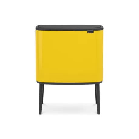 Bo Touch Bin, 3 x 11L, Daisy Yellow - Brabantia