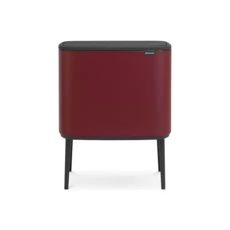 Bo Touch Bin, 3 x 11L, Mineral Windsor Red - Brabantia
