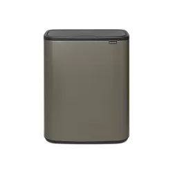 Bo Touch Bin, 2 x 30L, Platinum - Brabantia