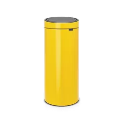 Touch Bin New 30L , Daisy Yellow - Brabantia