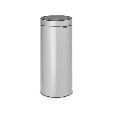 Touch Bin New 30L , Metallic Grey - Brabantia