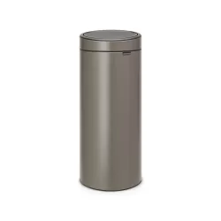 Touch Bin New 30L , Platinum - Brabantia