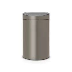 Touch Bin New Recycle 23/10L, Platinum - Brabantia