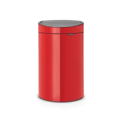 Touch Bin New 40L , Passion Red - Brabantia