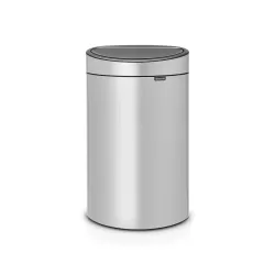 Touch Bin New 40L , Metallic Grey - Brabantia