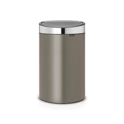 Touch Bin New 40L coperchio Inox Satinato, Platinum - Brabantia