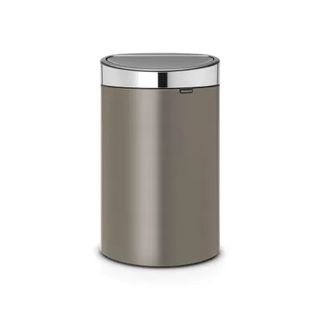 Touch Bin New 40L coperchio Inox Satinato, Platinum - Brabantia