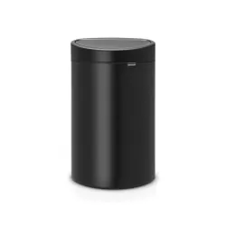 Touch Bin New 40L , Nero Opaco - Brabantia