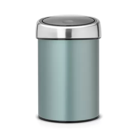 Touch Bin 3L, coperchio Inox Lucido, Metallic Mint - Brabantia