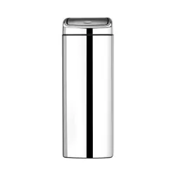 Touch Bin 25L Rectangular, Inox Lucido - Brabantia