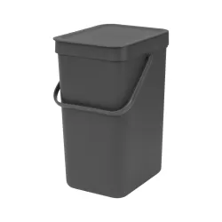 Sort & Go 12L, Dark Grey - Brabantia