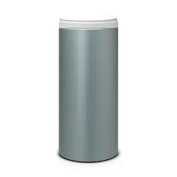 FlipBin 30L, coperchio in plastica Light Grey, Metallic Mint - Brabantia