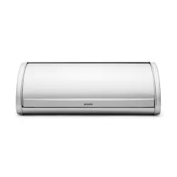 Roll Top Bread Bin, Metallic Grey - Brabantia