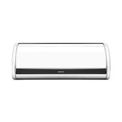 Roll Top Bread Bin, Inox Lucido - Brabantia